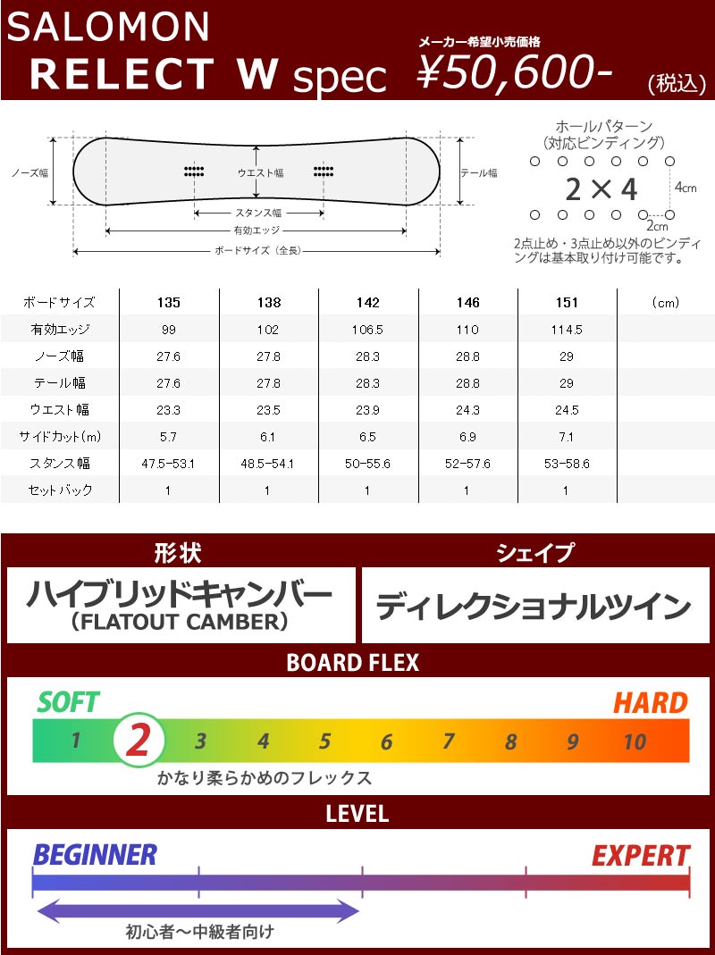 22-23 SALOMON/サロモン REFLECT WOMEN リフレクト レディース スノーボード 板 2023 22-23 2023 K1879047611(17457円)