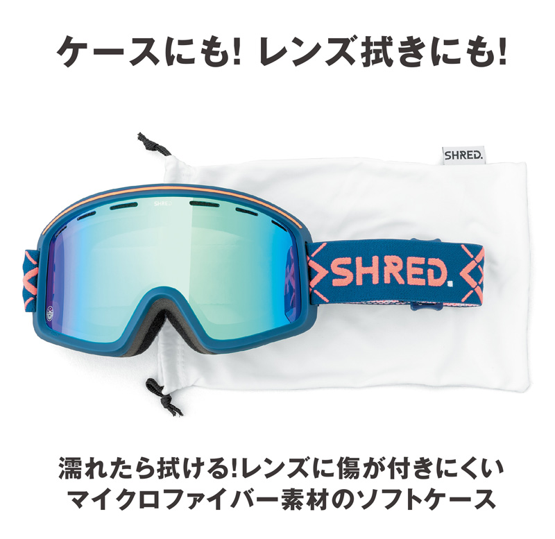 22-23 SHRED/シュレッド MONOCLE モノクル メンズ レディース ゴーグル ジャパンフィット スノーボード スキー 2023