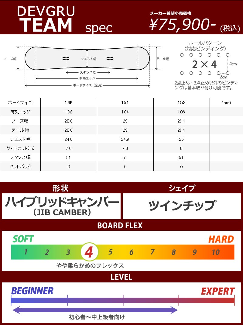 DEVGRU 22-23 DEVGRU/ デヴグルー TEAM チーム メンズ パーク