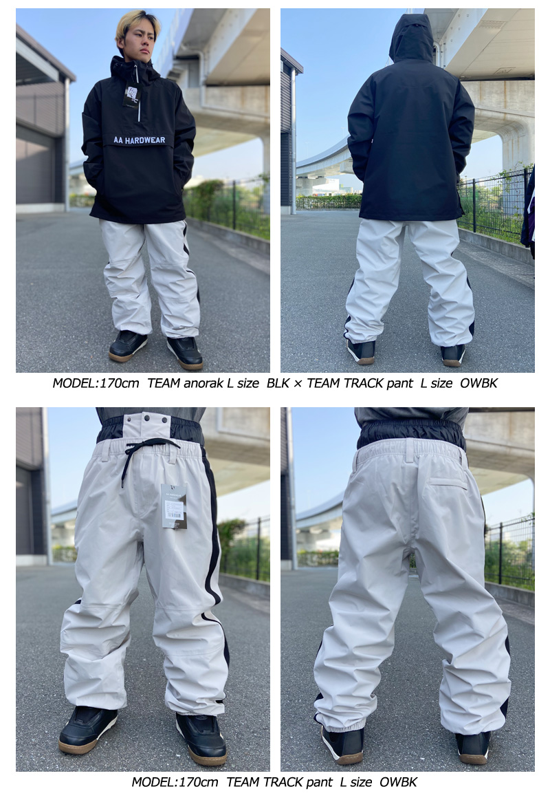 22-23 AA HARDWEAR/ダブルエー TEAM TRACK pant チームトラックパンツ