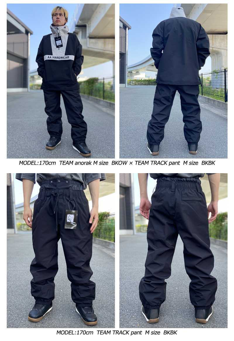 22-23 AA HARDWEAR/ダブルエー TEAM TRACK pant チームトラックパンツ メンズ レディース 防水パンツ  スノーボードウェア 2023 : 17-flpt : BREAKOUT - 通販 - Yahoo!ショッピング