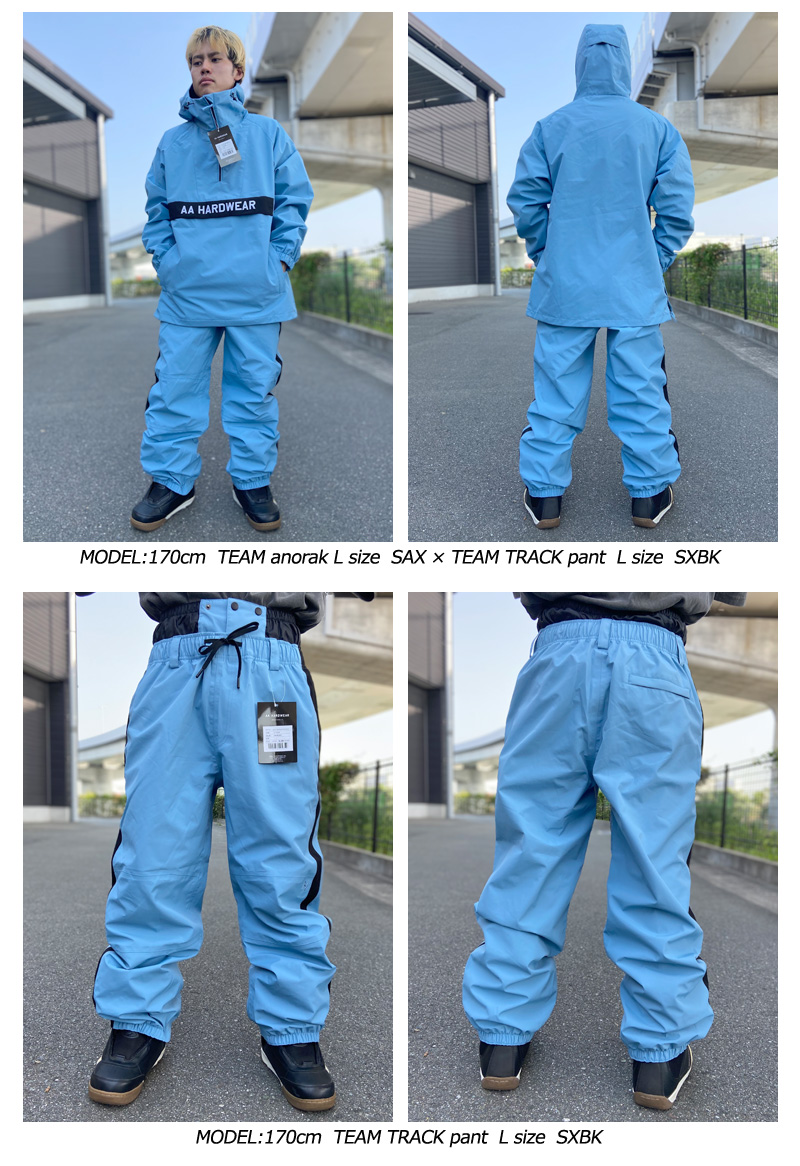 22-23 AA HARDWEAR/ダブルエー TEAM TRACK pant チームトラックパンツ メンズ レディース 防水パンツ  スノーボードウェア 2023 : 17-flpt : BREAKOUT - 通販 - Yahoo!ショッピング