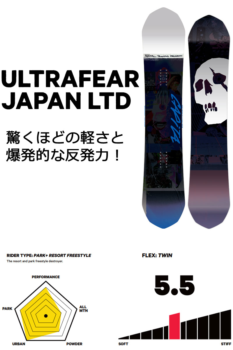 22-23 CAPITA/キャピタ ULTRAFEAR JP LTD ウルトラフェアー メンズ スノーボード パーク 板 2023 :  13-onelove : BREAKOUT - 通販 - Yahoo!ショッピング