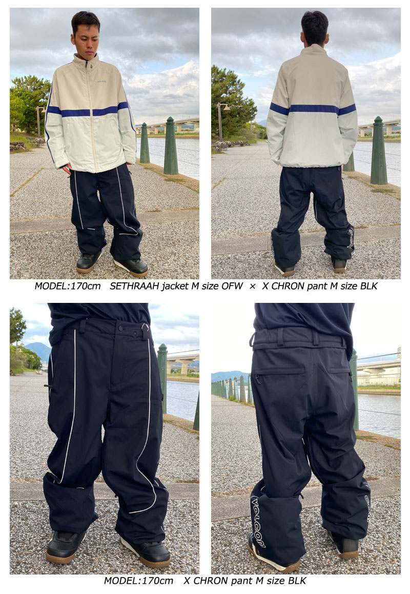 即出荷 22-23 VOLCOM/ボルコム X CHRON pant メンズ レディース 防水