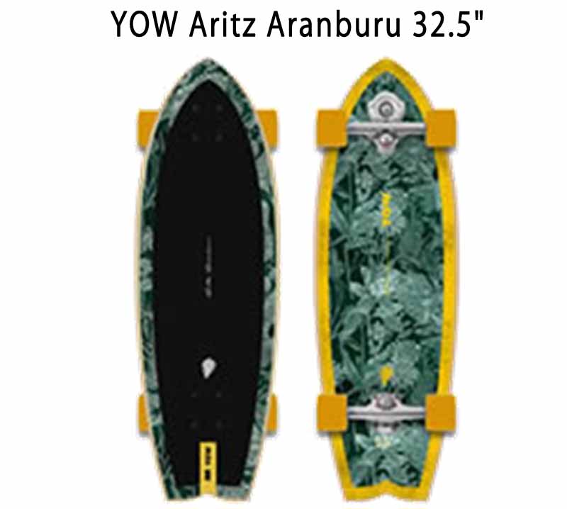 即出荷 YOW/ヤウ SKATE ARITZ ARANBURU アリツアランブル 32.5inc サーフスケート ロングスケートボード ロングボード  スケボー オフトレ : 23yow-aa32 : BREAKOUT - 通販 - Yahoo!ショッピング