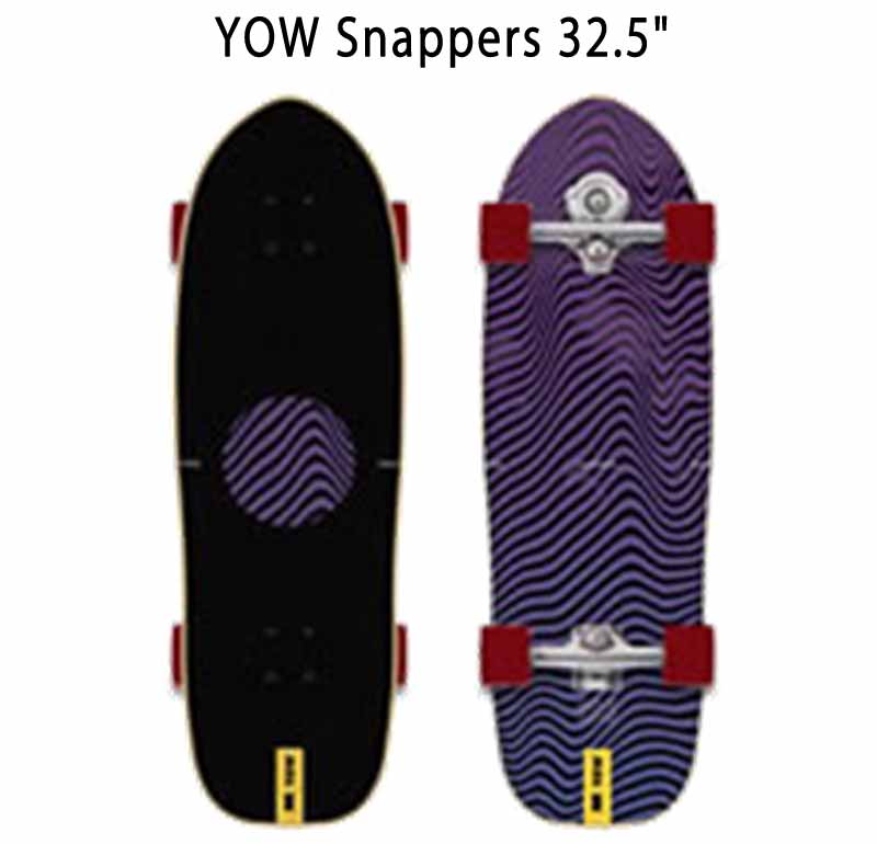 即出荷 YOW/ヤウ SKATE SNAPPERS 32.5inc サーフスケート