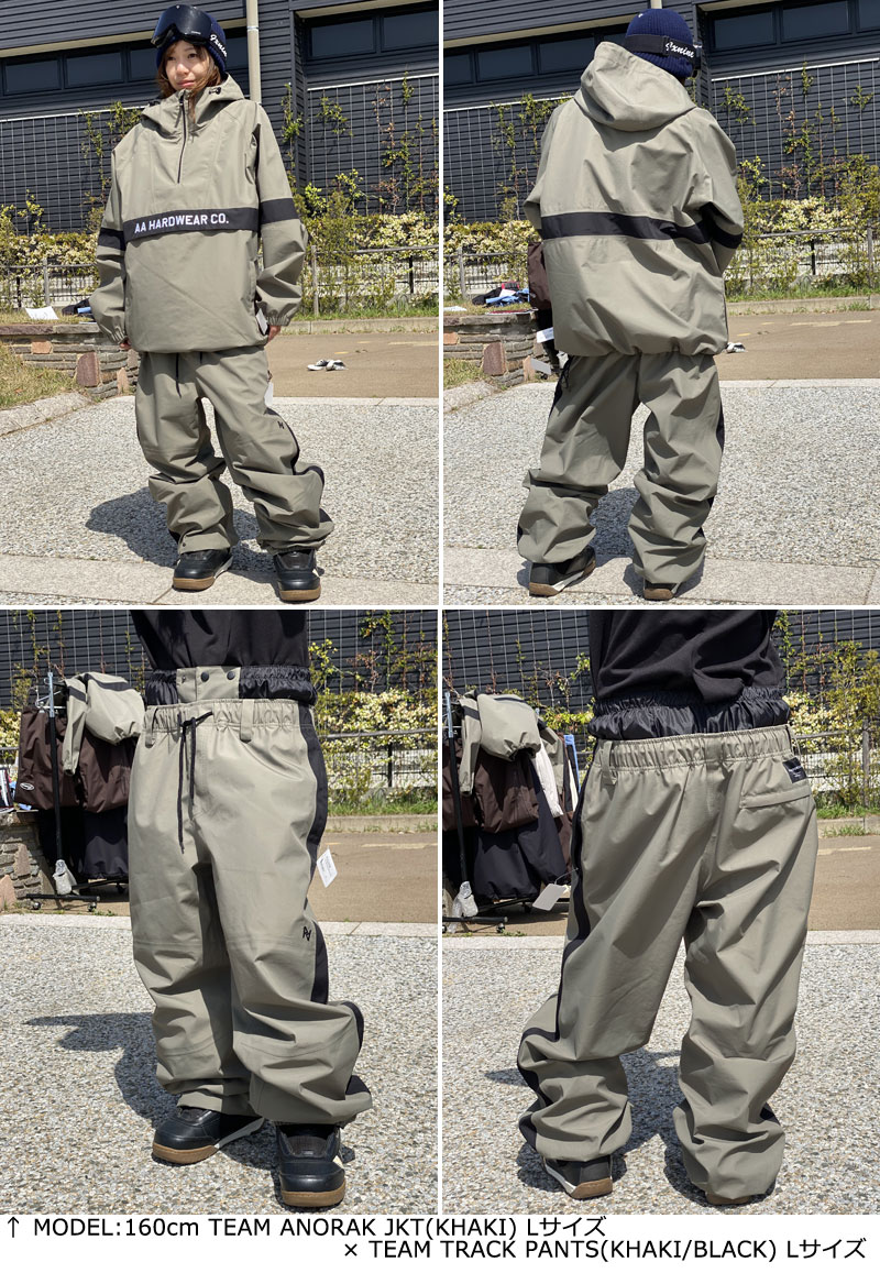AAHARDWEAR アノラックジャケットとパンツセット AA（ダブルエー） 23-24 AA HARDWEAR/ダブルエー TEAM ANORAK JACKET