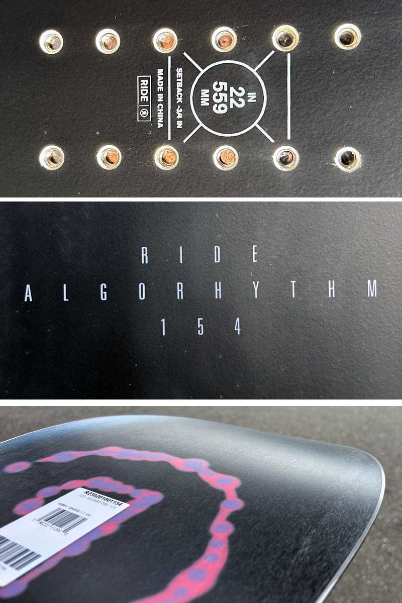 23-24 RIDE / ライド ALGORHYTHM アルゴリズム メンズ 23-24 RIDE / ライド ALGORHYTHM アルゴリズム メンズ