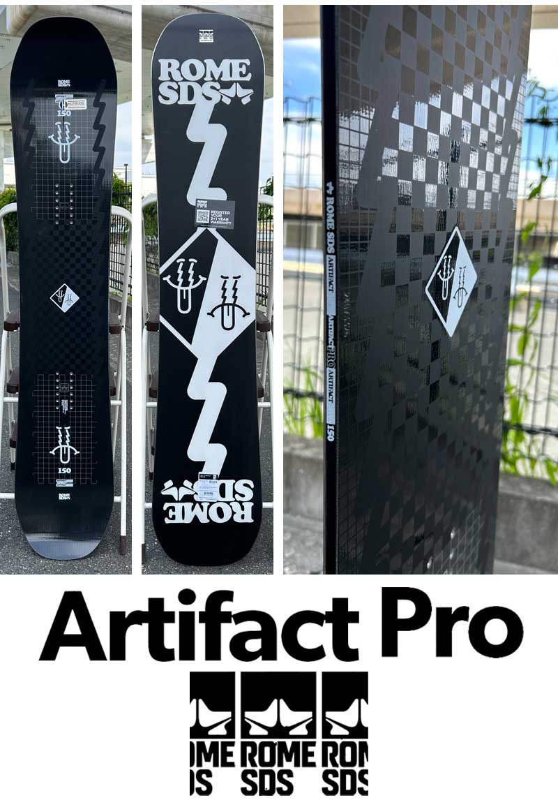 23-24 ROME SDS / ローム ARTIFACT PRO アーティファクトプロ メンズ スノーボード パーク グラトリ 板 2024 型落ち