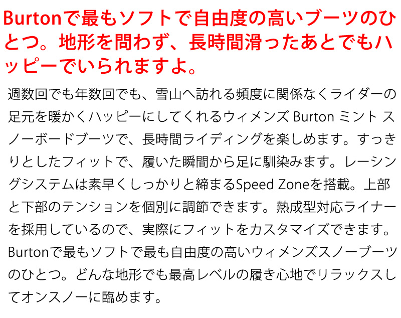 BURTON（バートン） 23-24 BURTON/バートン MINT ミント スピード