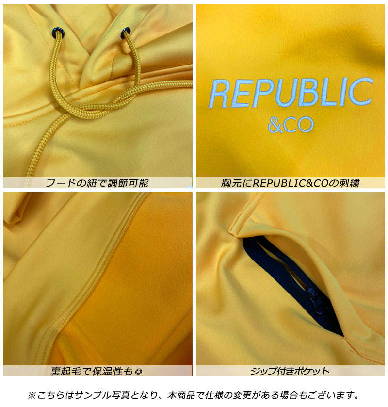 23-24 REPUBLIC &CO/リパブリック CLASSIC BONDING hoodie
