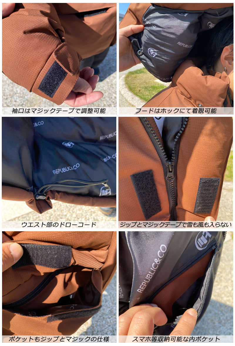 【新品】REPUBLIC&CO リパブリック ウェア ダウンジャケット 23-24 REPUBLIC &CO/リパブリック DWYCK parka メンズ