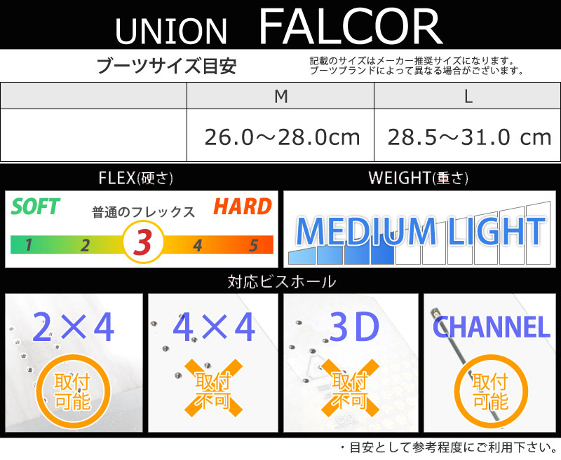 23-24 UNION/ユニオン FALCOR ファルコア メンズ レディース 