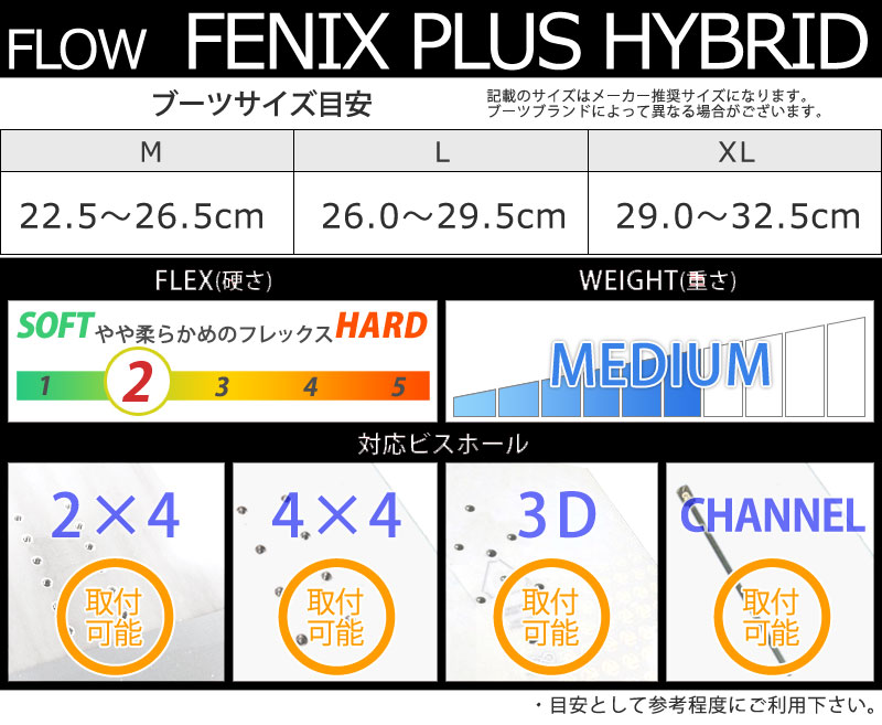 FLOW（フロー） 即出荷 23-24 FLOW / フロー FENIX-PLUS HYBRID