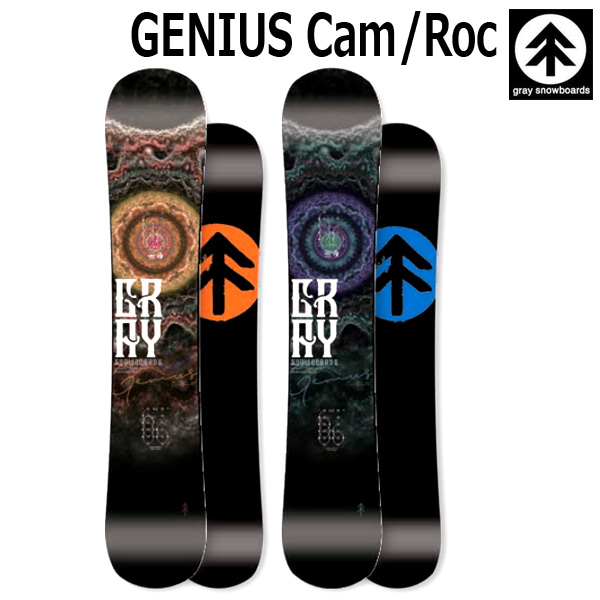 新品 GRAY グレイ 144cm グラトリ スノーボード 板 送料込み GRAY（グライ） 23-24 GRAY SNOWBOARDS/グレイ GENIUS CAMROC