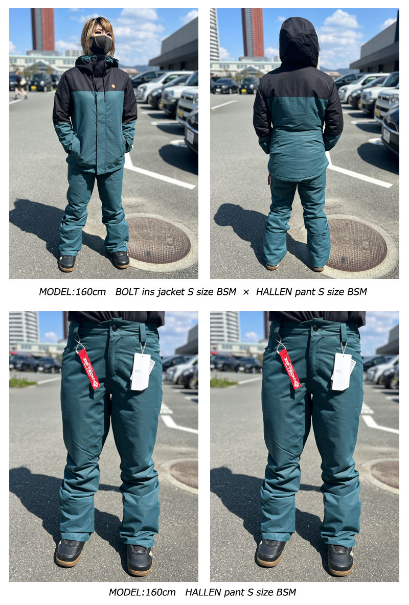 23-24 VOLCOM/ボルコム HALLEN pant レディース 防水パンツ 