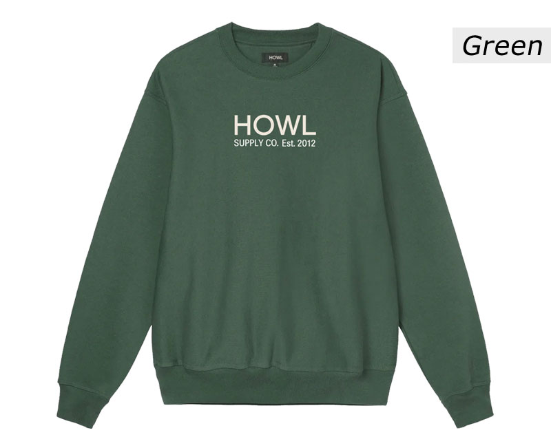 23-24 HOWL / ハウル LOGO Crew メンズ レディース スウェット