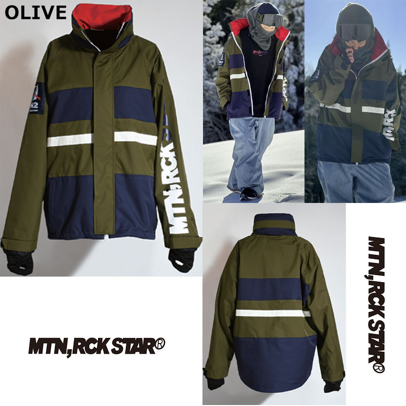 23-24 MOUNTAIN ROCK STAR/マウンテンロックスター N2 JACKET メンズ レディース 防水ジャケット マンロク  スノーボードウェア スノーウェアー 2024