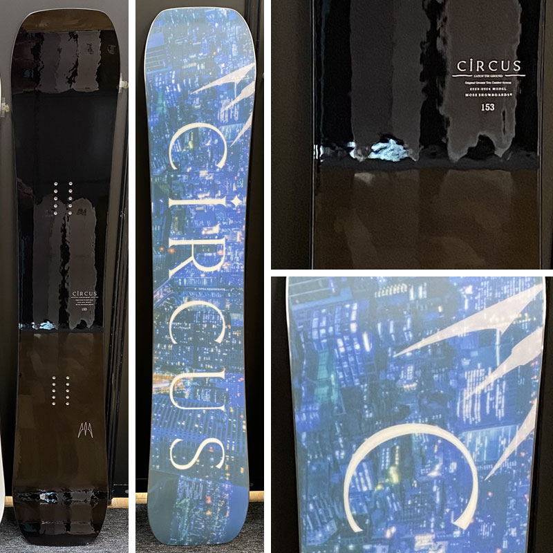 23-24 MOSS SNOWBOARDS/モススノーボード CIRCUS サーカス メンズ レディース スノーボード グラトリ 板 2024