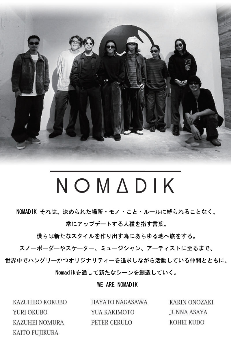 23-24 NOMADIK/ノマディック EAR FLAP beanie メンズ レディース 