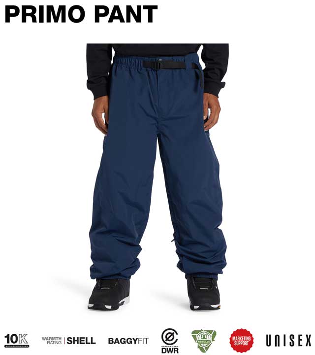 23-24 DC/ディーシー PRIMO PANT プリモパンツ メンズ レディース 防水 