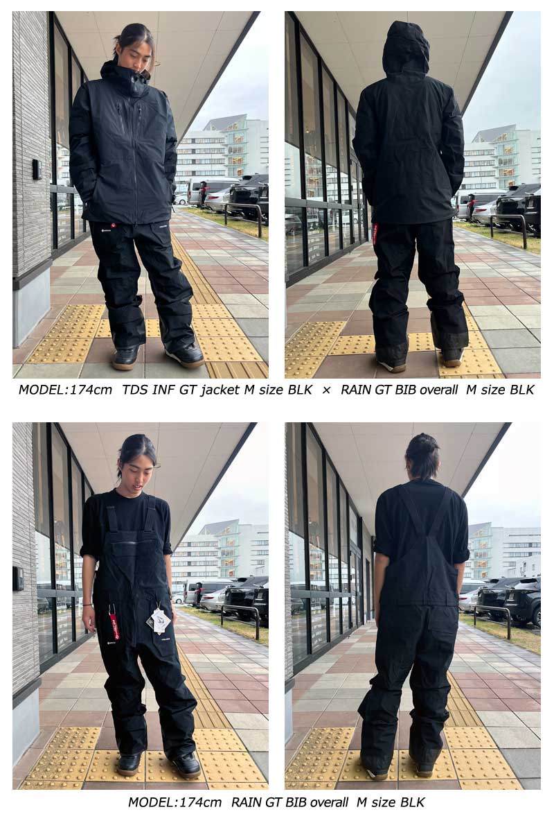 23-24 VOLCOM/ボルコム RAIN GORE-TEX BIB overall メンズ レディース