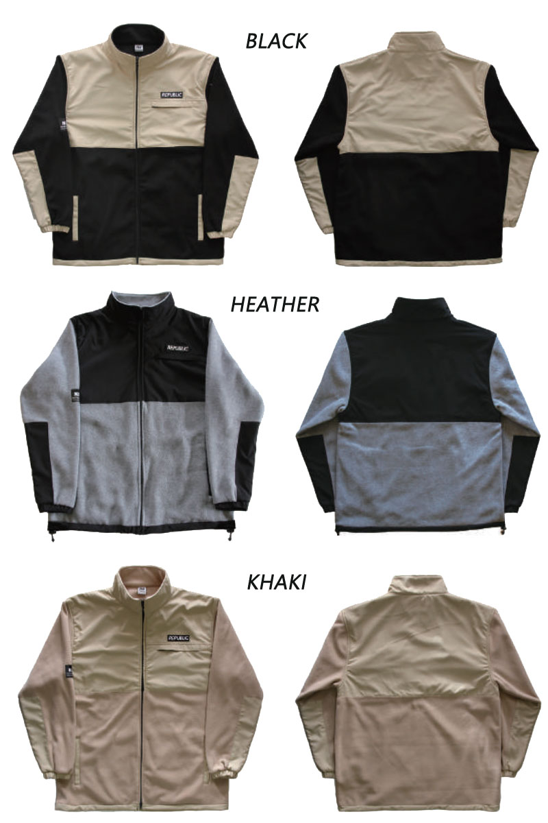 23-24 REPUBLIC &CO/リパブリック R.P.M. CREW FLEECE jacket