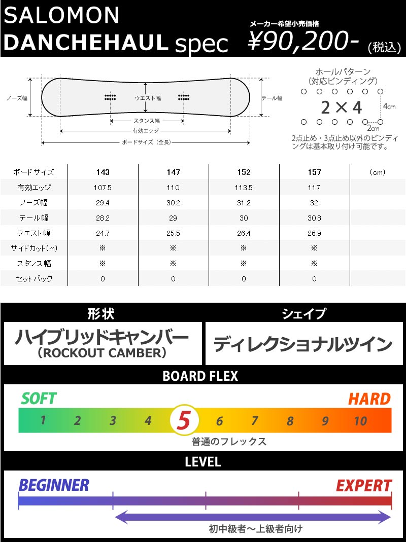 23-24 SALOMON / サロモン DANCHEHAUL ダンスホール メンズ レディース スノーボード パウダー カービング 板 2024 :  pwsk : BREAKOUT - 通販 - Yahoo!ショッピング