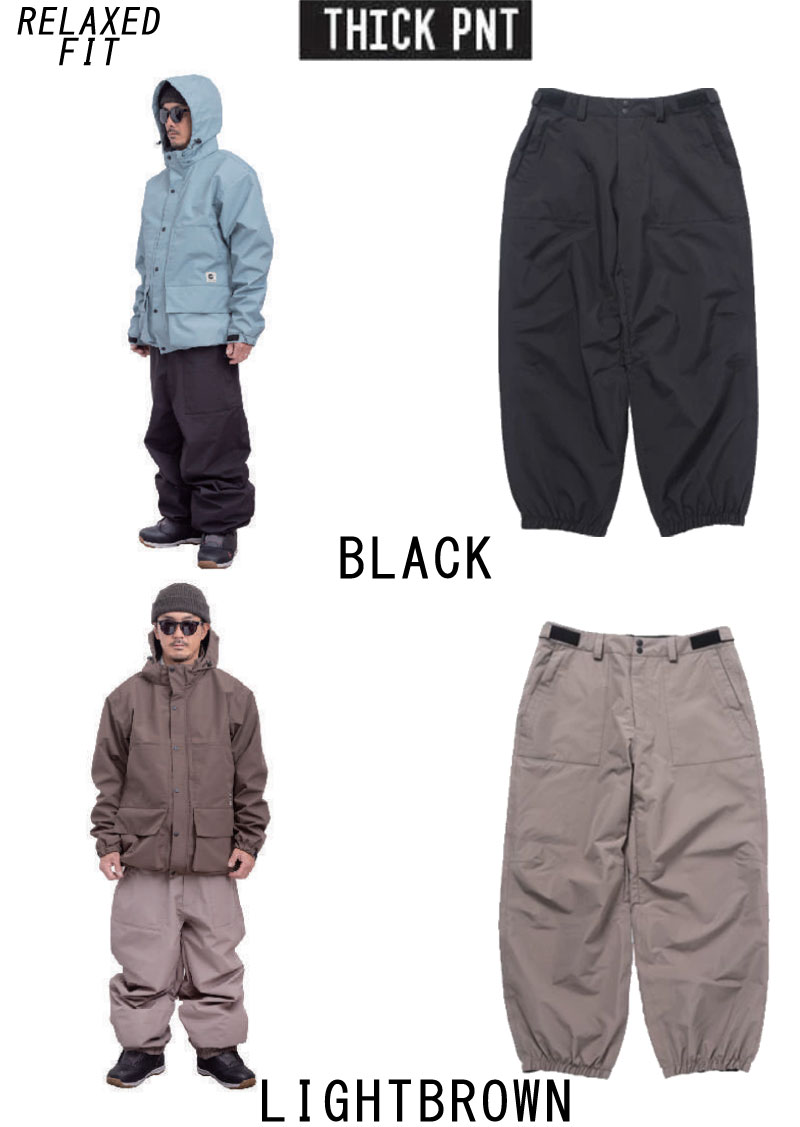 23-24 NOMADIK/ノマディック THICK pant メンズ レディース 防水パンツ 