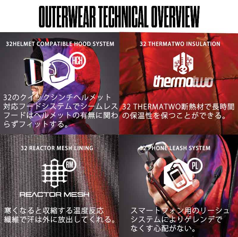 thirtytwo（サーティーツー） 23-24 THIRTYTWO/サーティーツー TM-3