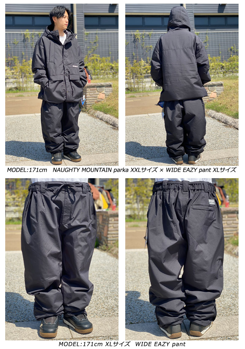 23-24 REPUBLIC &CO/リパブリック WIDE EAZY pant メンズ レディース