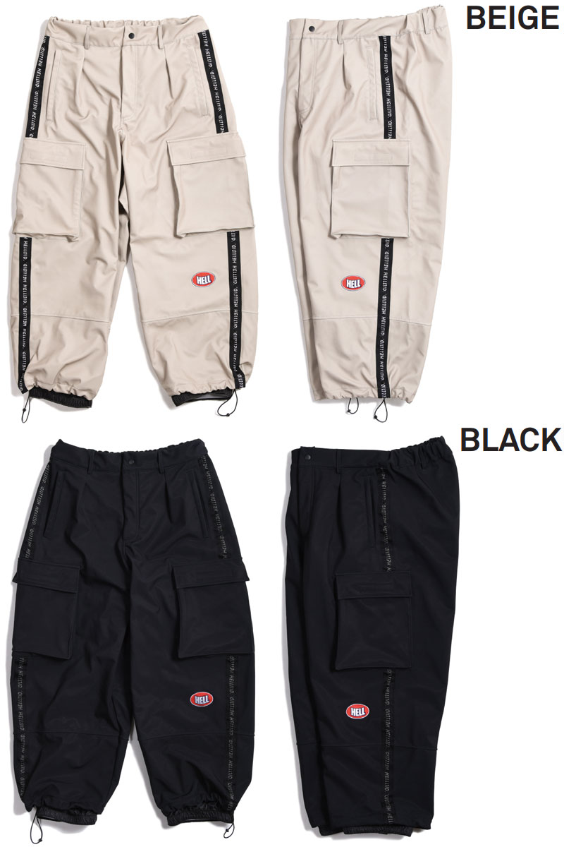 23-24 HELLOID/へロイド SOFTSHELL WIDE PANT ソフトシェルワイドパンツ メンズ レディース 防水パンツ  スノーボードウェア スノーウェアー 2024