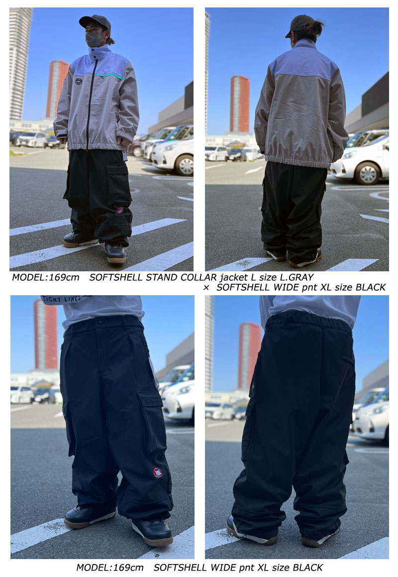 23-24 HELLOID/へロイド SOFTSHELL WIDE PANT ソフトシェルワイドパンツ メンズ レディース 防水パンツ  スノーボードウェア スノーウェアー 2024