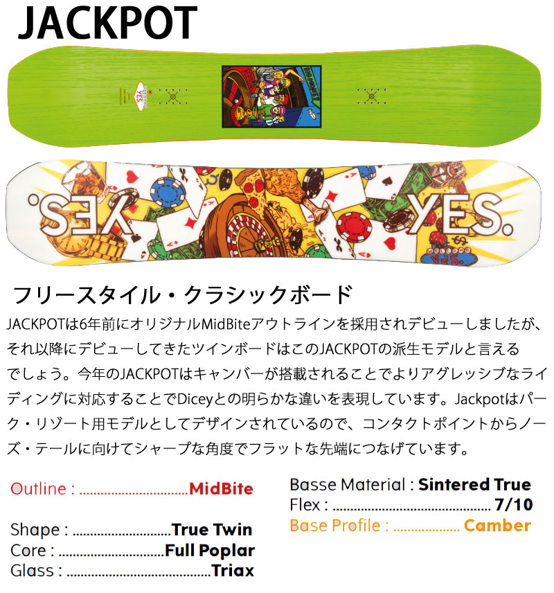 22 YES イエス　ジェイミーリン　150 スノーボード 22 YES イエスジェイミーリン150 スノーボード