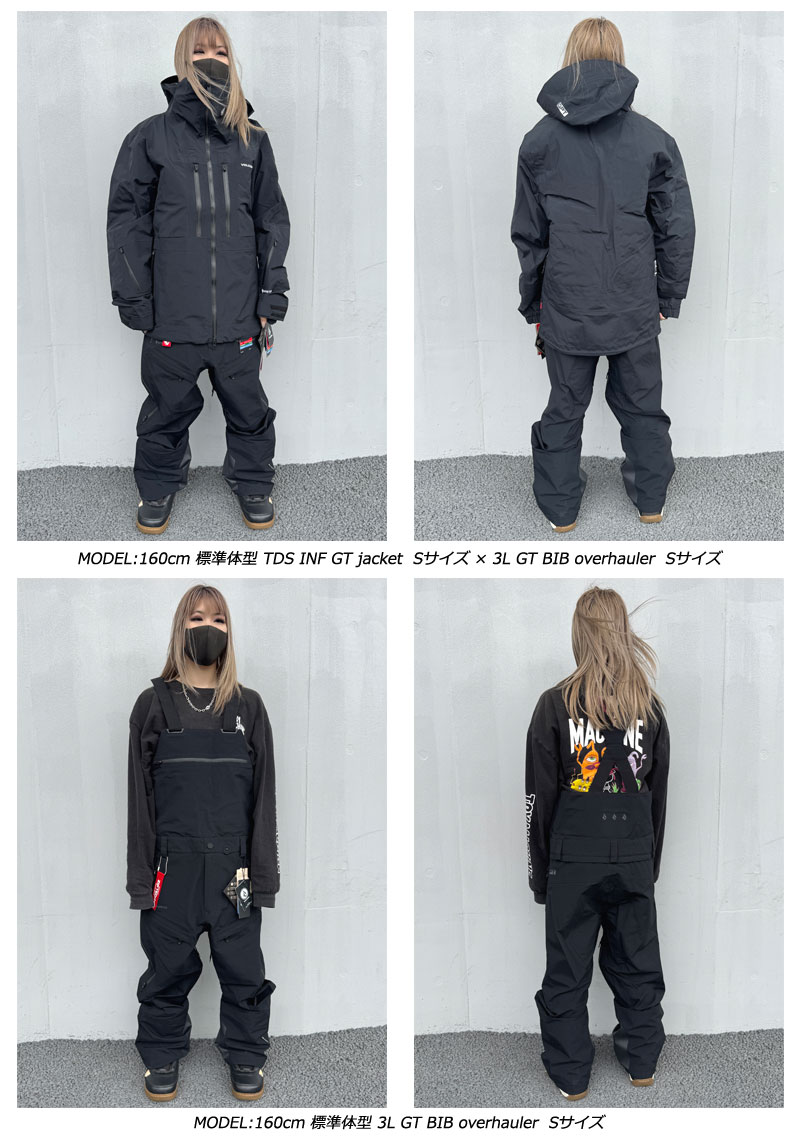 VOLCOM 24-25 VOLCOM/ボルコム 3L GORE-TEX BIB overhauler 着用