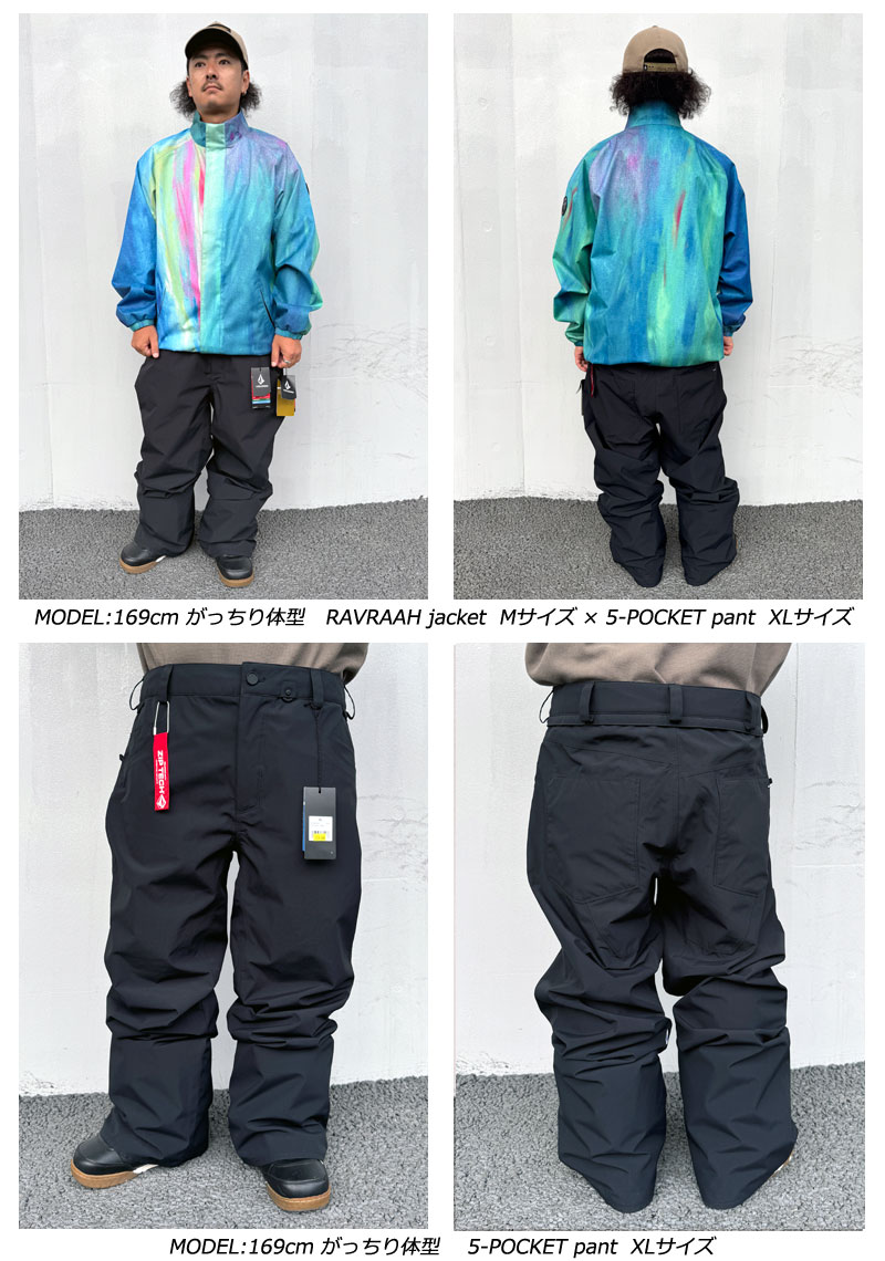 VOLCOM（ボルコム） 24-25 VOLCOM/ボルコム 5-POCKET pant 着用説明