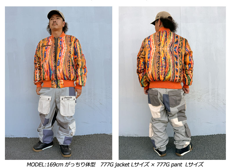 NOMADIK 24-25 NOMADIK/ノマディック 777-G jacket & pant 上下