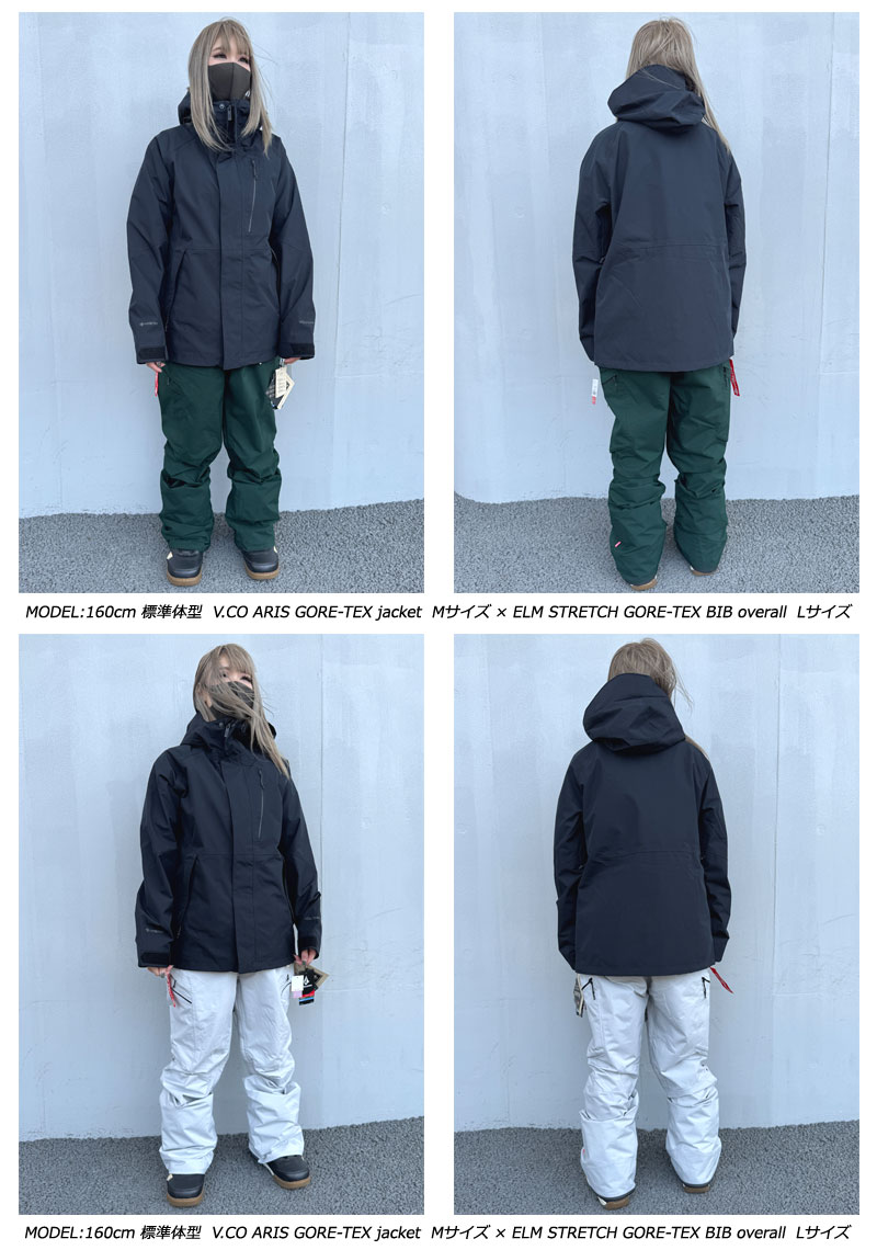 【超美品】 VOLCOM ボルコム ARIS GORE-TEX スノボ　ウェア 楽天市場】24-25 VOLCOM/ボルコム V.CO ARIS GORE-TEX jacket 着用説明