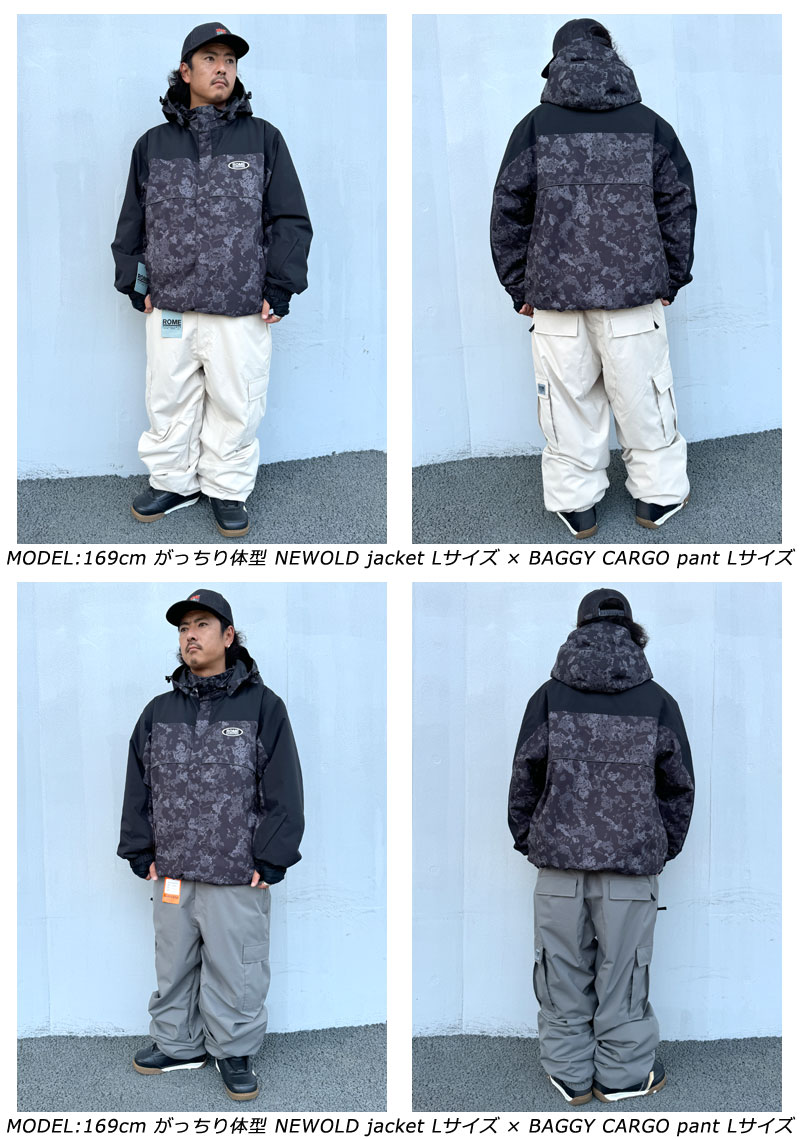 ROME SDS 24-25 ROME/ローム BAGGY CARGO pant メンズ