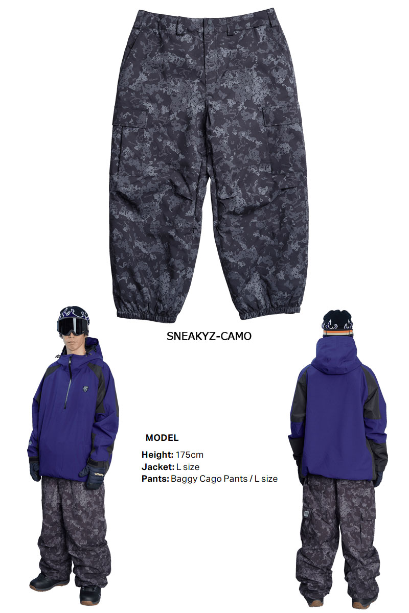 ROME SDS 24-25 ROME/ローム BAGGY CARGO pant メンズ