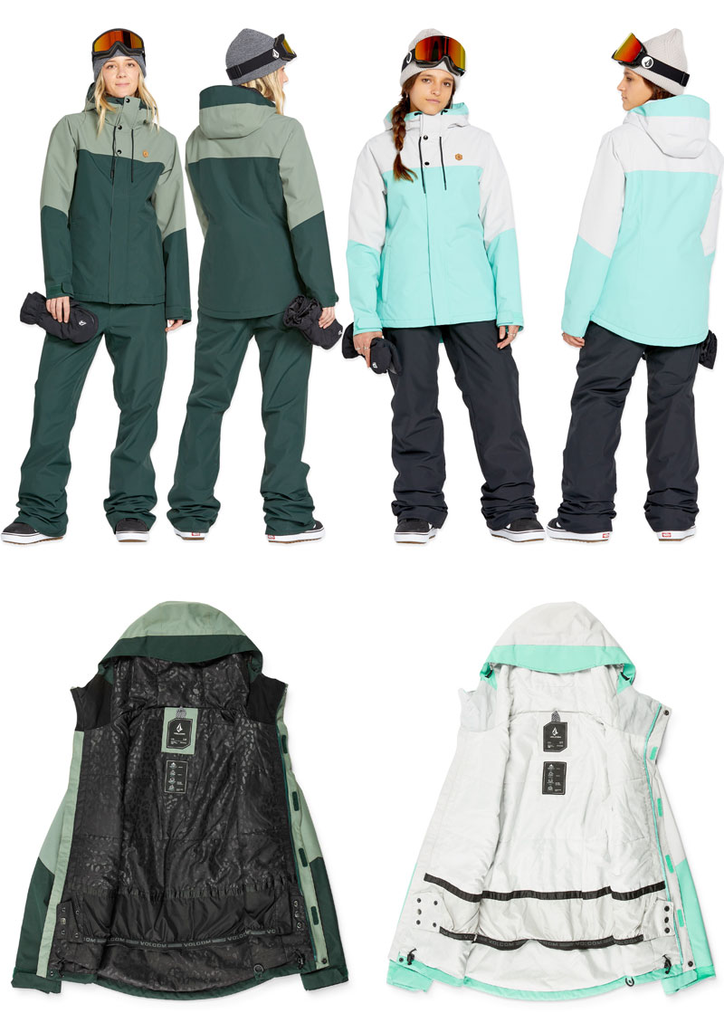 VOLCOM 24-25 VOLCOM/ボルコム BOLT INS jacket レディース 防水