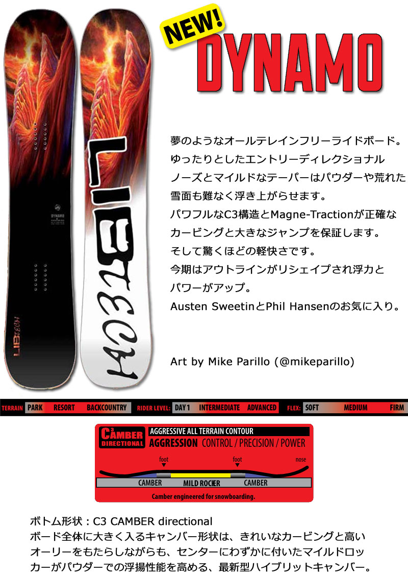 LIB TECH 24-25 LIBTECH/リブテック DYNAMO ダイナモ メンズ
