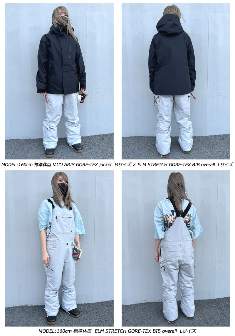 VOLCOM ボルコム ELM STRETCH GORE BIB OVERALL CLG 24-25 ウエア レディース パンツ スキー スノーボード GORE-TEX 防水  H1352501 VOLCOM（ボルコム） 24-25 VOLCOM/ボルコム ELM STRETCH GORE-TEX BIB