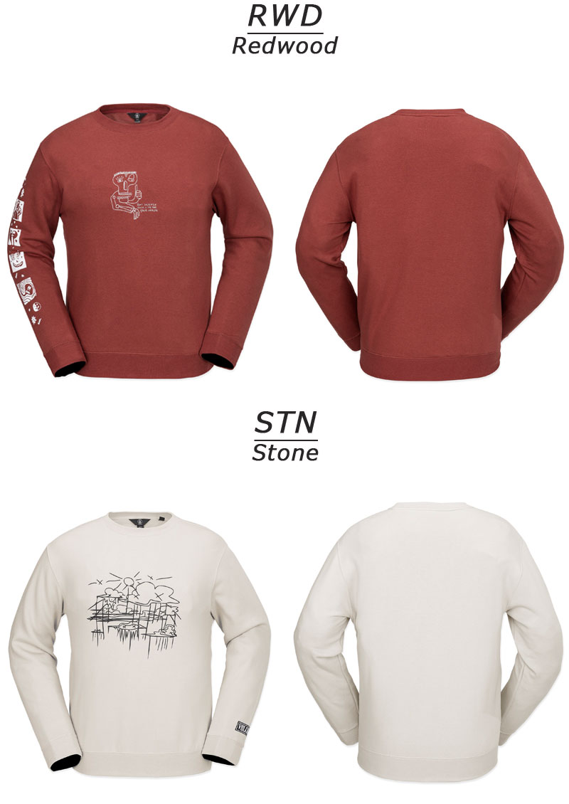 VOLCOM（ボルコム） 24-25 VOLCOM/ボルコム ESSENTIAL crew 着用説明