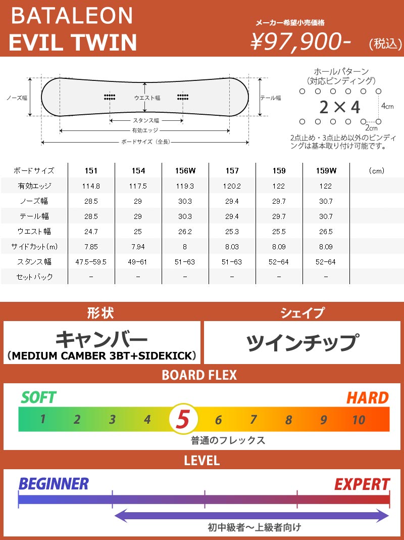BATALEON（バタレオン） 24-25 BATALEON / バタレオン EVIL TWIN