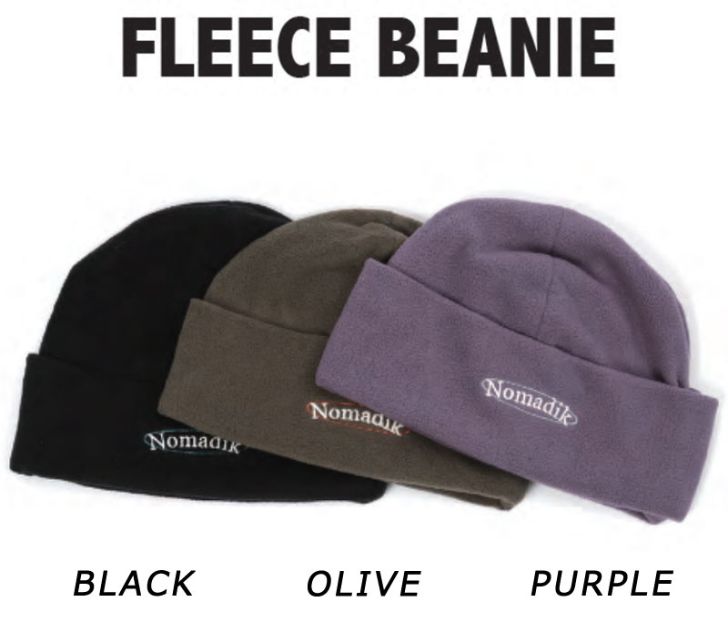 NOMADIK 24-25 NOMADIK/ノマディック FLEECE beanie メンズ