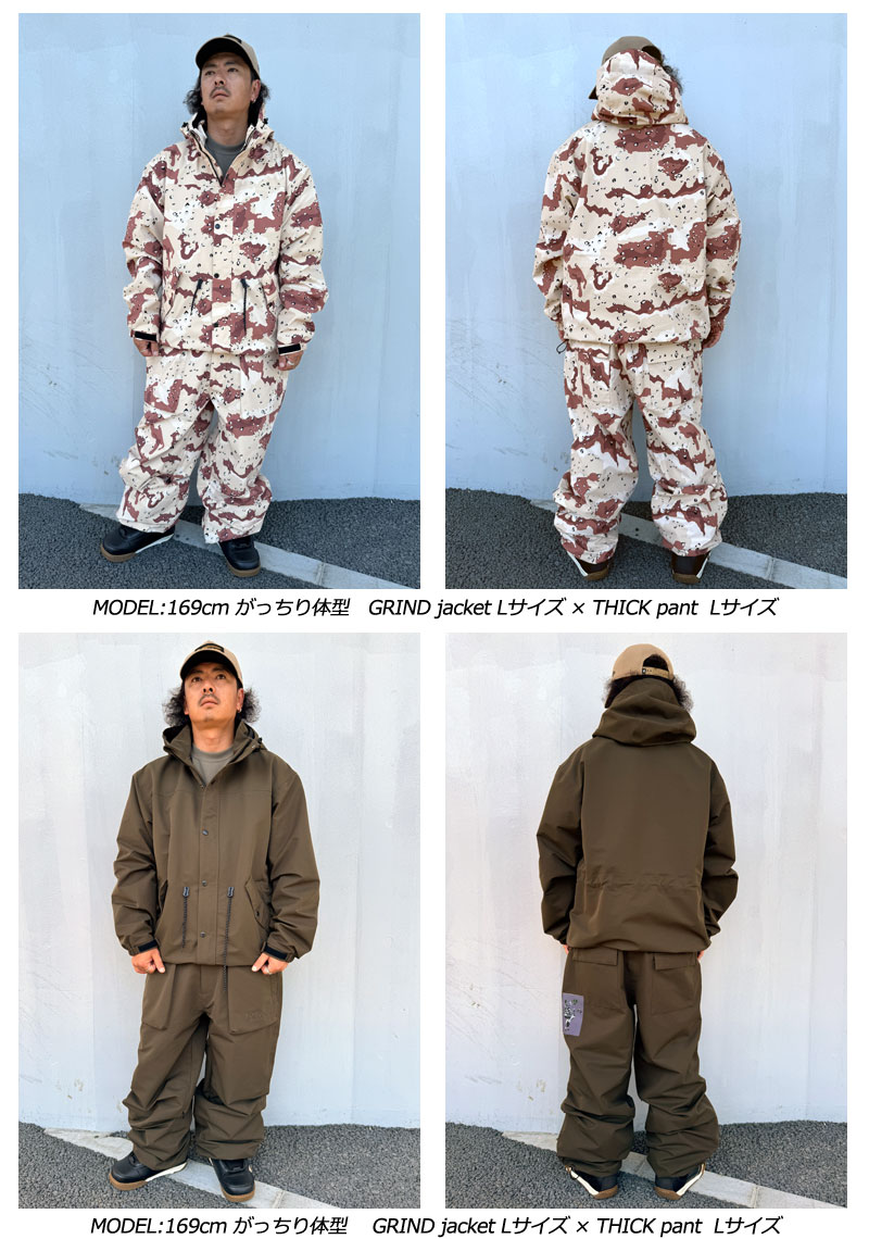 24-25 NOMADIK/ノマディック GRIND jacket メンズ レディース 防水ジャケット スノーボードウェア スノーウェアー 2025