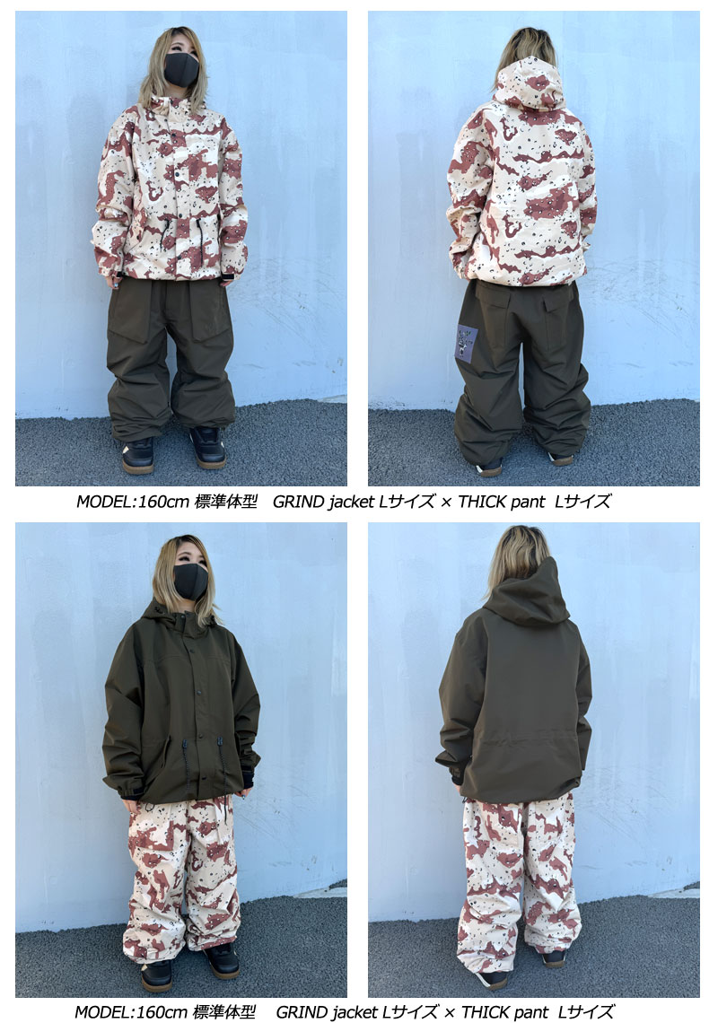 24-25 NOMADIK/ノマディック GRIND jacket メンズ レディース 防水ジャケット スノーボードウェア スノーウェアー 2025