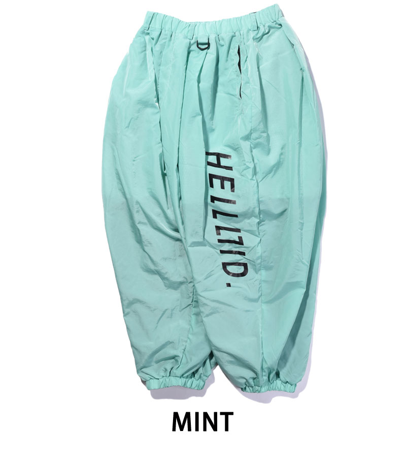 24-25 HELLOID/ヘロイド SUPER WIDE NYLON pants メンズ レディース