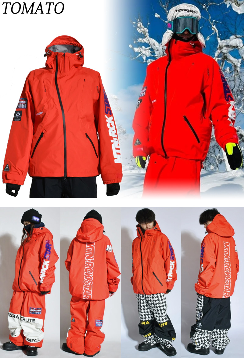 24-25 MOUNTAIN ROCK STAR/マウンテンロックスター HARUMAKI 3 jacket メンズ レディース 防水ジャケット  スノーボードウェア スノーウェアー 2025 : 16-cade : BREAKOUT - 通販 - Yahoo!ショッピング